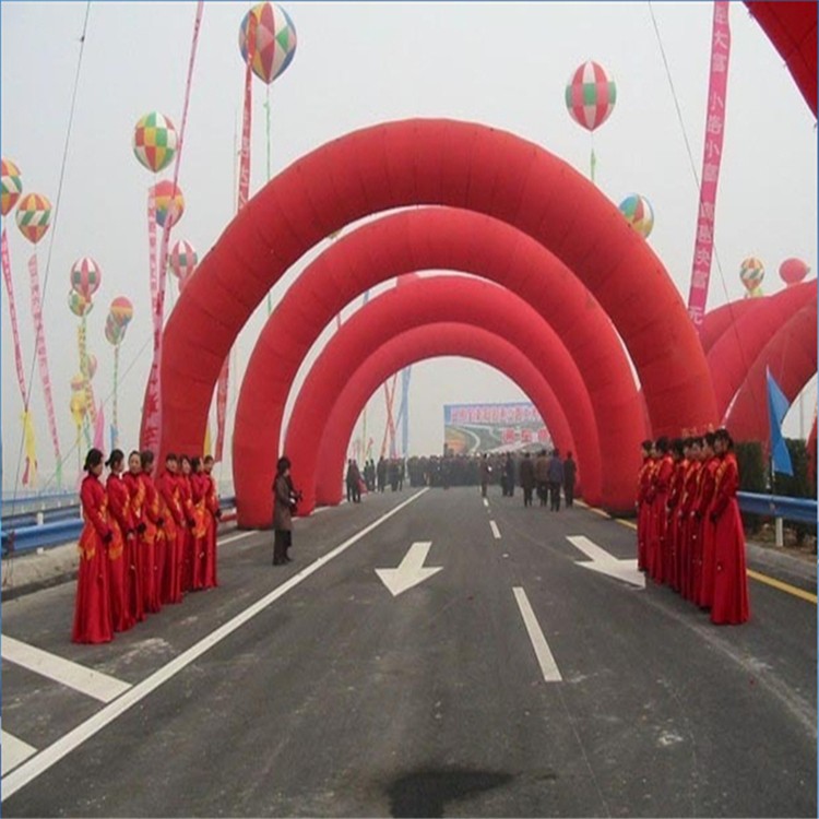 霸州开业纯红拱门